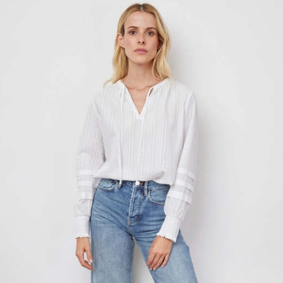 Rails Caterina Top in Powder White, Size Medium - Picture 2 of 16